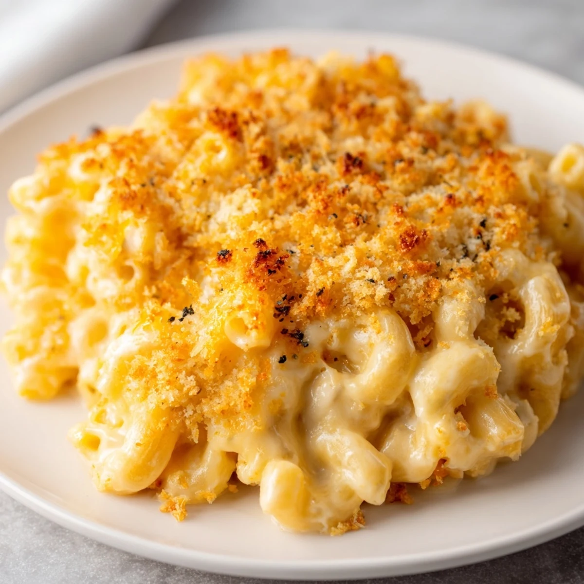 Old-Fashioned Baked Mac Cheese