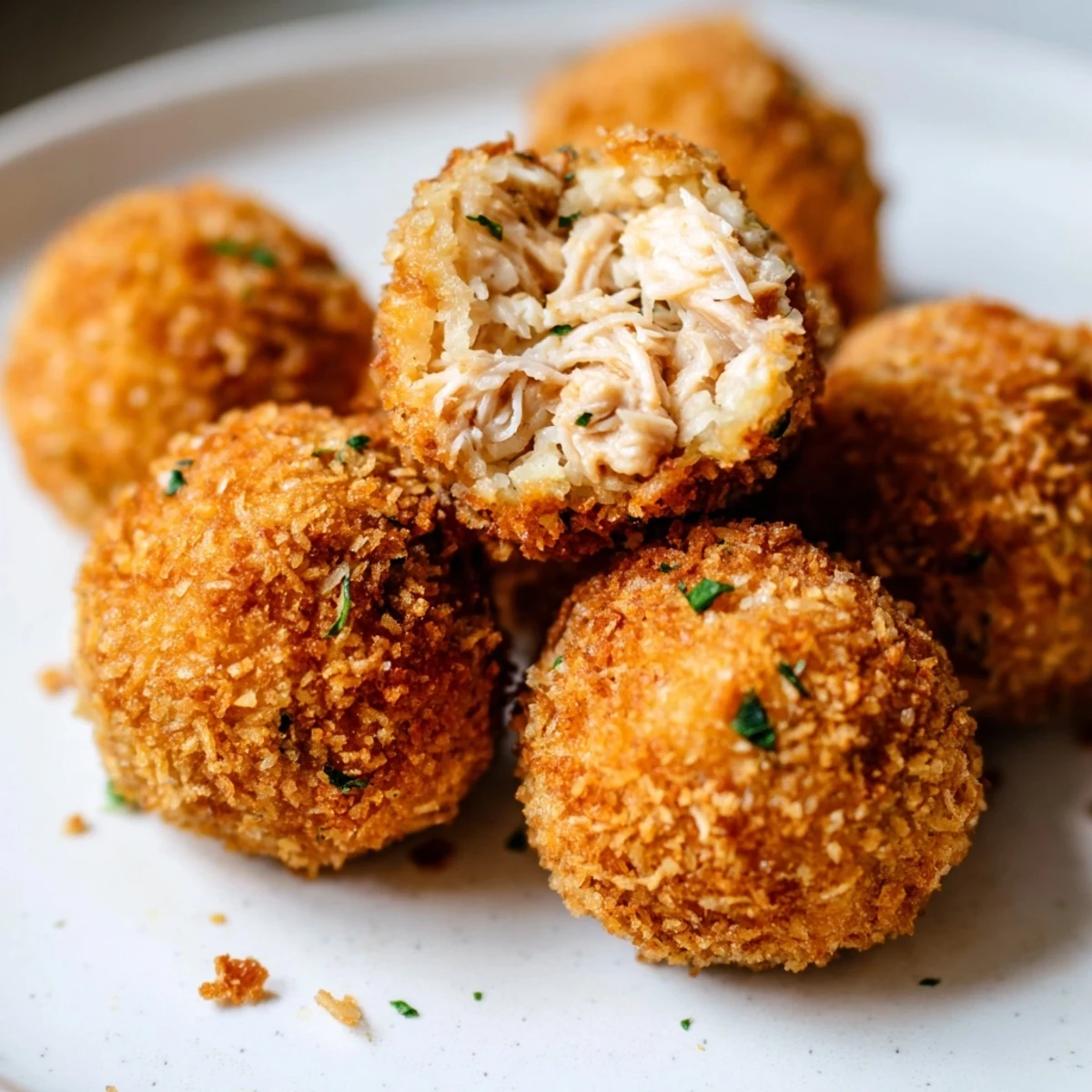 Creamy Chicken Rice Arancini
