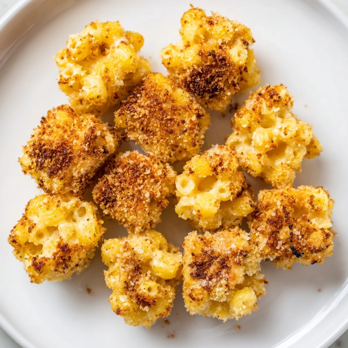Imagine the amazing texture of these baked ditalini mac and cheese bites, perfect party food.