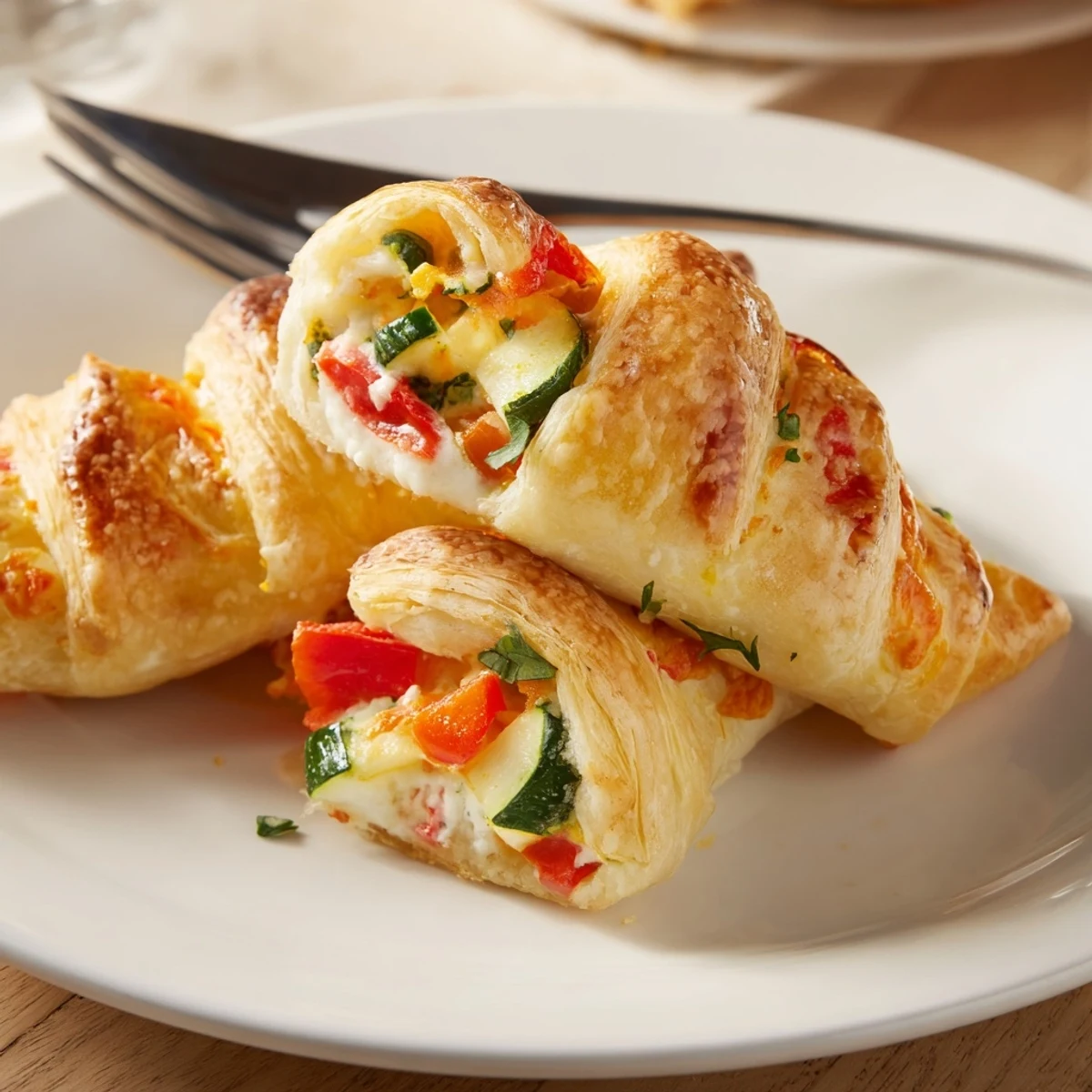 Flaky, herb-filled Cercles d'Hôtes Couronne de Rouleaux, freshly baked and ready to be pulled apart.