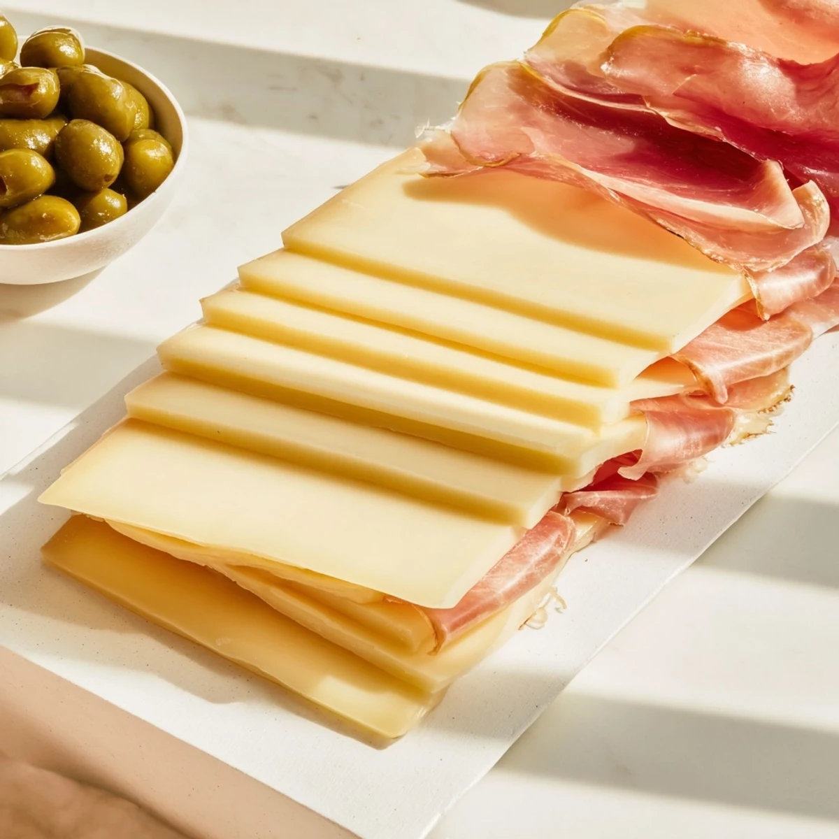 The Minimalism Master appetizer: a refined cheese and charcuterie board perfect for entertaining.