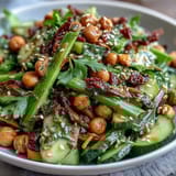 Bright and refreshing Crunchy Celery Peanut Salad with Soy Ginger Dressing, featuring crunchy celery, roasted peanuts, and a tangy ginger soy dressing that's perfect for light meals.