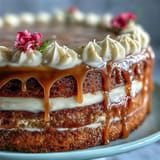 A delicate pink Bridal Shower Rosé Velvet Cake with a shimmering gold drip.