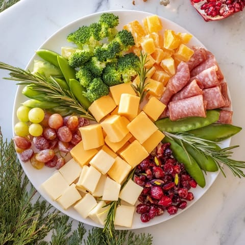 Evergreen Tree Snack Board