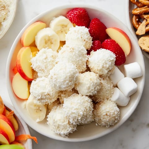 Marshmallow Snowball Dip Platter