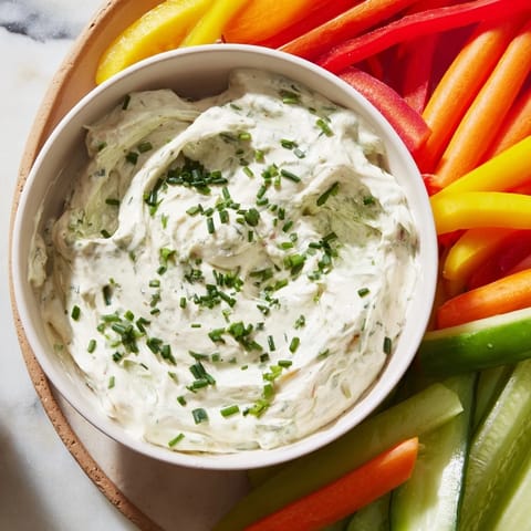 Cream Cheese Ranch Dip Veggies