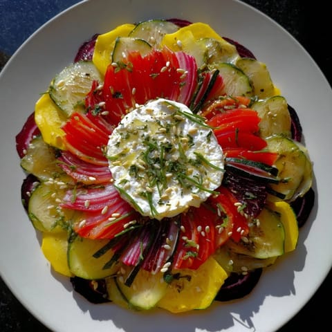 Radial Symmetry Sunburst Salad