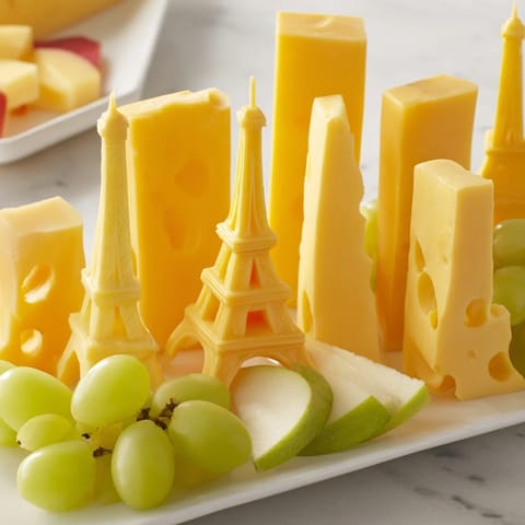 Skyline Silhouette Cheese Platter
