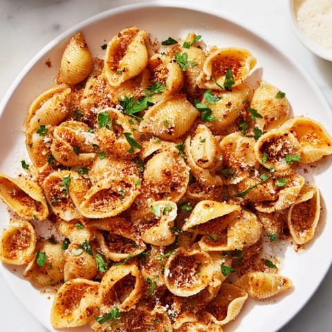 Close-up of golden Air Fryer Pasta Gnocchi with herbs, a delicious vegetarian snack.