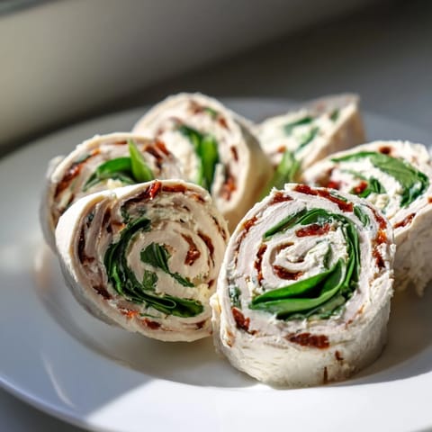 Sun-Dried Tomato Turkey Roll-Ups