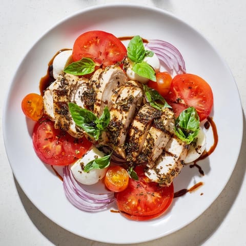 Caprese chicken salad fresh basil