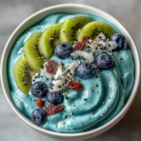 Whimsical Healthy Mermaid Smoothie