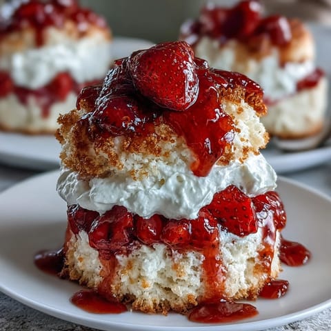Valentines Day Strawberry Shortcake