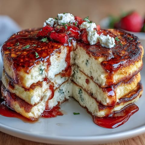 Cottage Cheese Pancakes Strawberry
