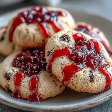 Buttery sugar cookies decorated with red icing blood drips and vampire bite marks for a creepy, fun dessert.  