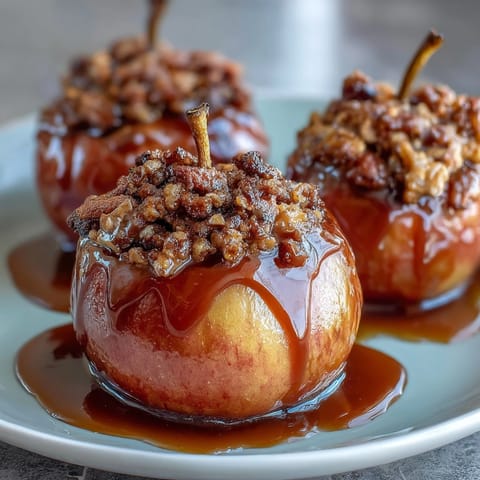 Candy Apple Peanut Butter Drizzle
