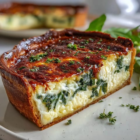 Spring Brunch Quiche with Leeks and Gruyere: A golden, flaky crust holds a rich, custardy filling with buttery leeks and melted Gruyere, perfect for a spring brunch or light lunch.