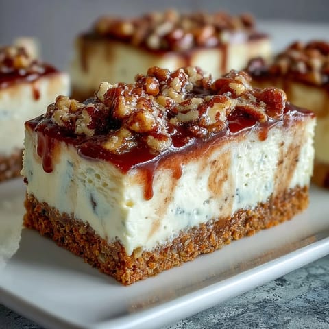 Carrot Cake Cheesecake Bars