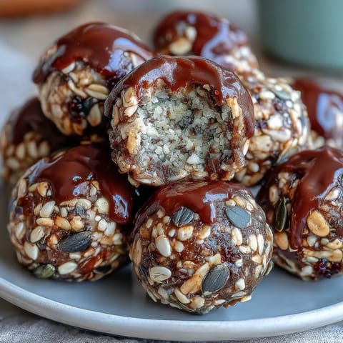 2. Chewy, no-bake energy bites packed with oats, sunflower seeds, and chocolate chips—ideal for kids and adults.