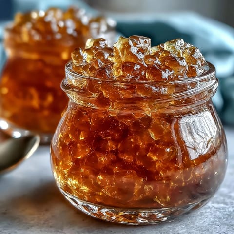 Golden dandelion jelly spread on warm toast with a soft, floral aroma and delicate texture.