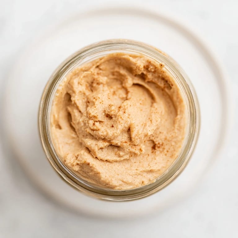 Imagine the warm spices in this homemade Christmas cookie butter spread, perfect for dipping.