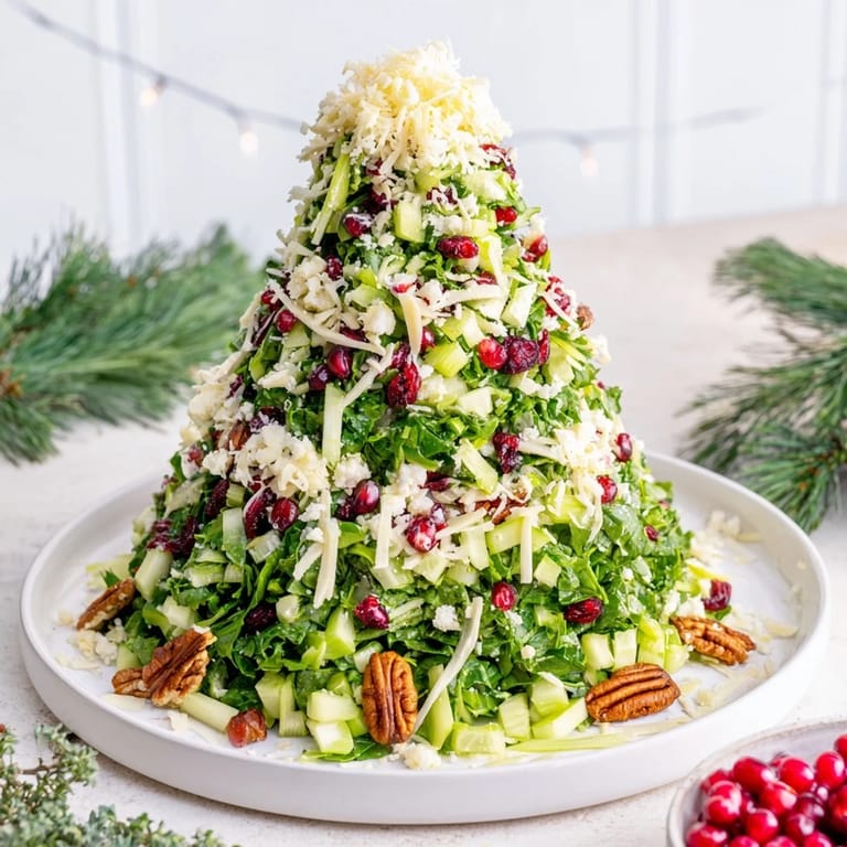 Get ready for a crowd-pleaser Cranberry & Feta Cheese Tree Dip Salad; perfect with crackers or veggies.