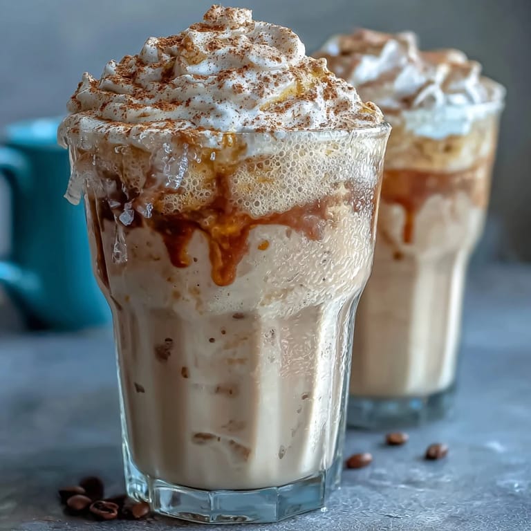 Creamy Vanilla Bean Frappuccino Protein Shake blended with vanilla bean paste, protein powder, and ice for a refreshing treat.