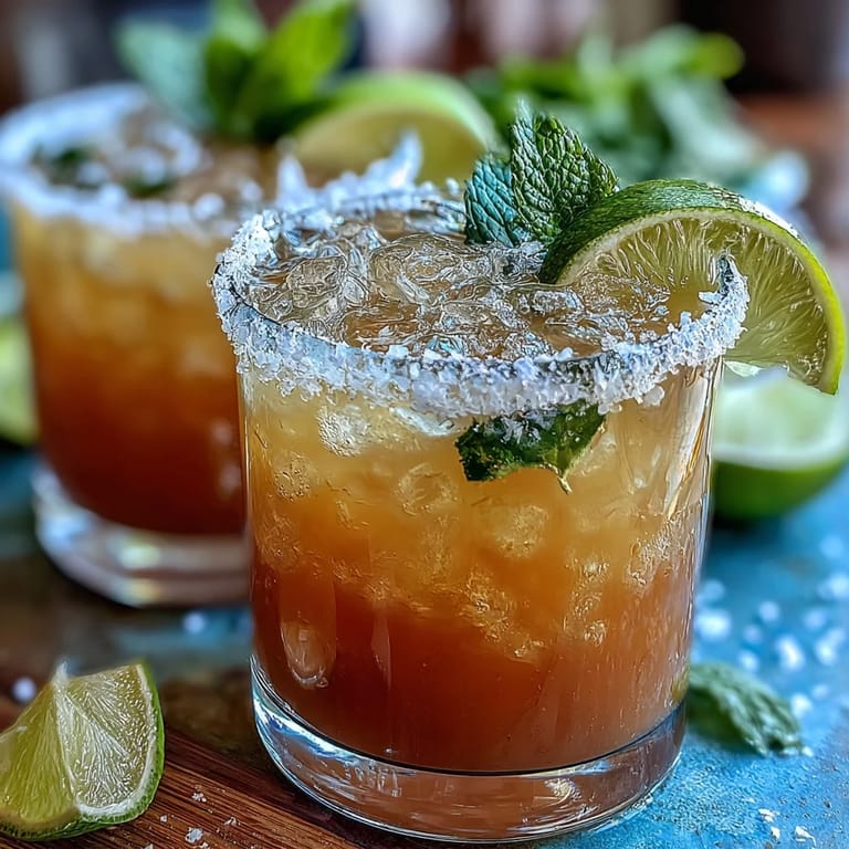 Vibrant non-alcoholic margarita bursting with fresh lime and orange, garnished with citrus and mint for a festive Cinco de Mayo drink.