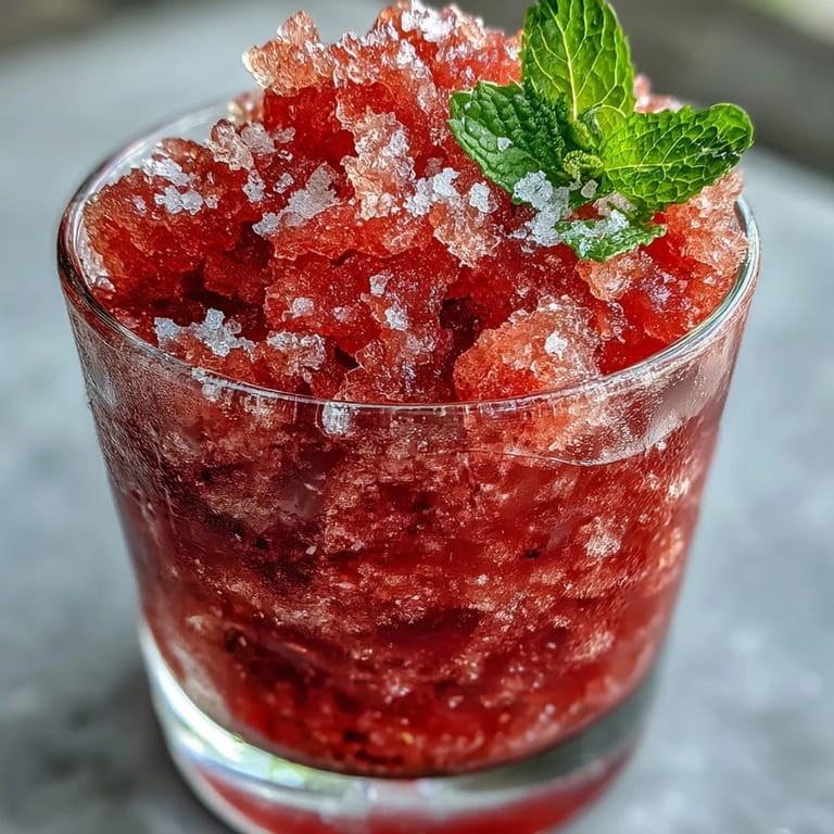 Bright, tart Frozen Strawberry Lemonade Slushie ready in minutes, wonderfully refreshing.