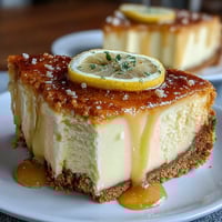 No-Bake Lemon Cheesecake Jars filled with creamy lemon filling and buttery graham crust, garnished with fresh berries.