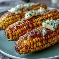 Juicy, sweet corn on the cob cooked perfectly in the microwave, tender kernels bursting with flavor in just 5 minutes.